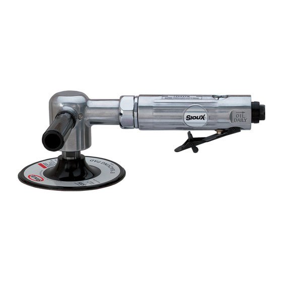 User Manuals: Sioux Tools Force 5265C Angle Sander
