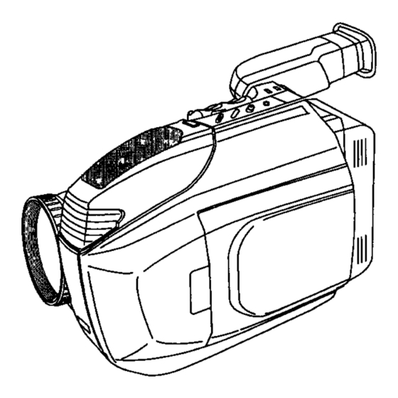 Panasonic Palmcorder PalmSight PV-L501 Operating Instructions Manual