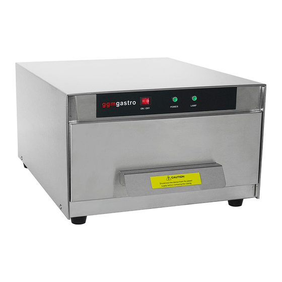 GGMgastro ESH001-A1 User Manual