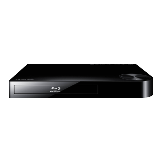 Samsung BD-E5400 User Manual