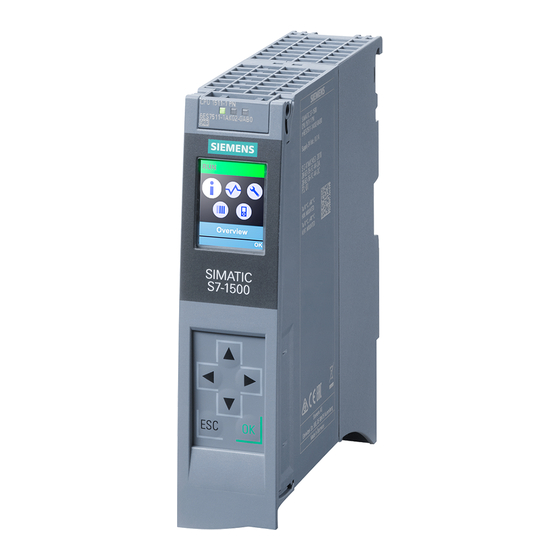 Siemens CPU 1511-1 PN Manual