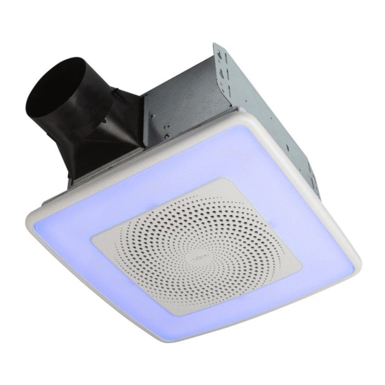 Broan NuTone ChromaComfort Quick Start Manual