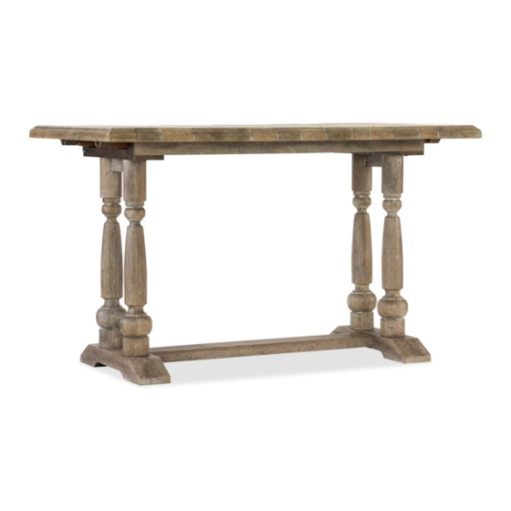 Hooker Furniture 5750-75206-MWD Assembly Instruction
