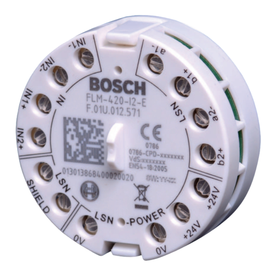 Bosch FLM-420-I2-E Installation Manual