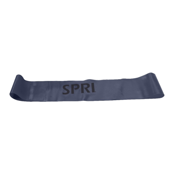 SPRI MINI BANDS Exercise Manual