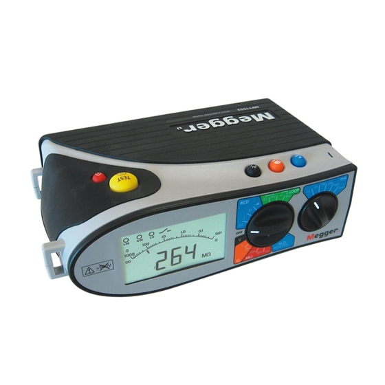 Megger MFT1500/2 Quick Start Manual