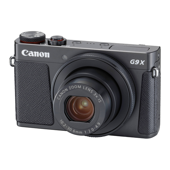 Canon PowerShot G9X User Manual