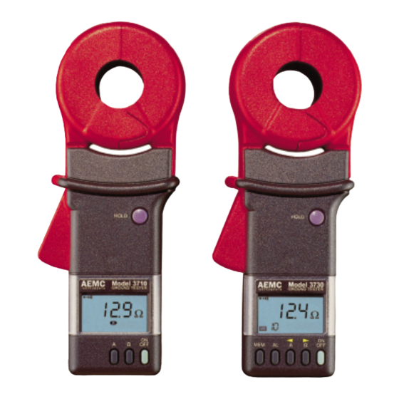 AEMC 3710 User Manual