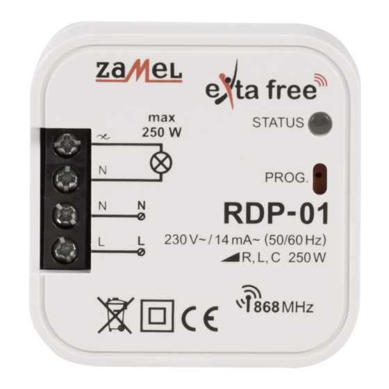 Zamel Extra Free RZB-02 Manual Instruction