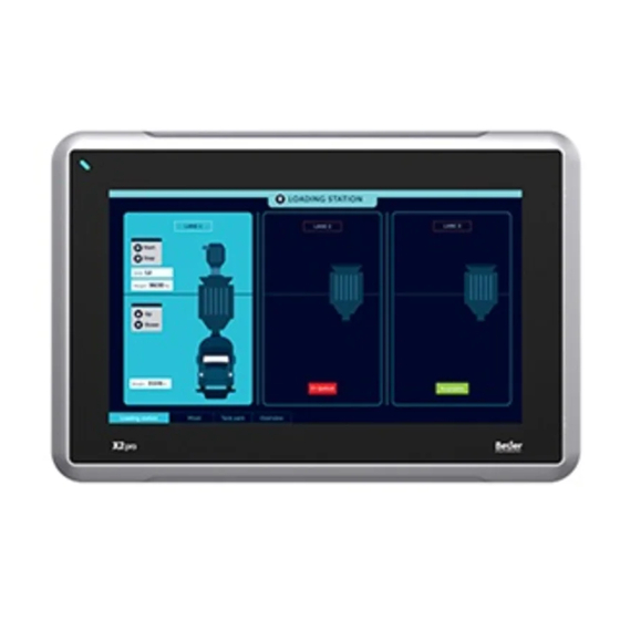 BeiJer X2 Quick Start Manual