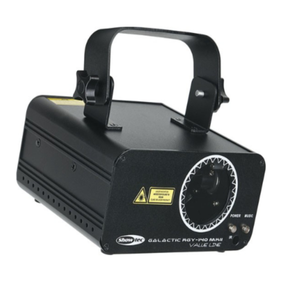 SHOWTEC Galactic RGY-140 MKII Manuals