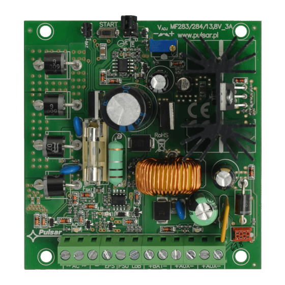 Pulsar MSRK 3012 Quick Start Manual
