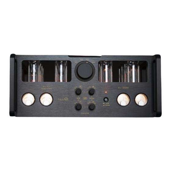 ALLNIC AUDIO SIGNATURE Owner's Manual