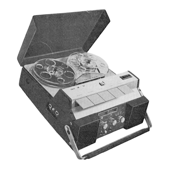 Akai X-V Operator's Manual