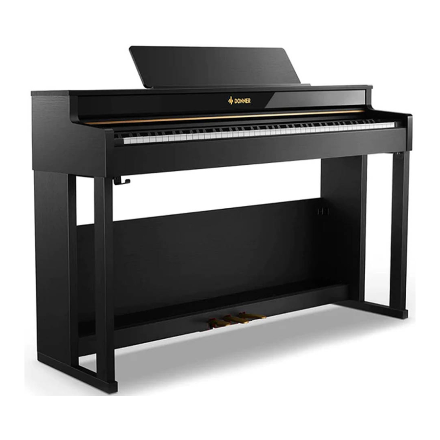 Donner DDP-400 - Digital Piano Manual