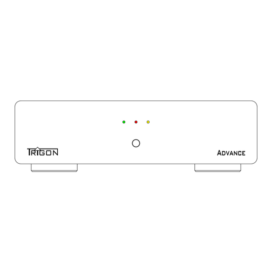 Trigon Elektronik Advance Operating Instructions Manual
