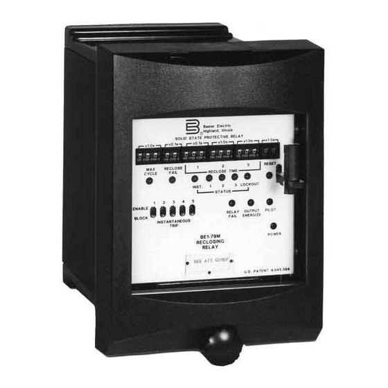 Basler BE1-79M Instruction Manual
