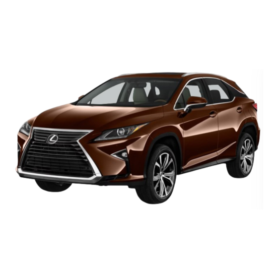 Lexus RX 350 2016 Manual