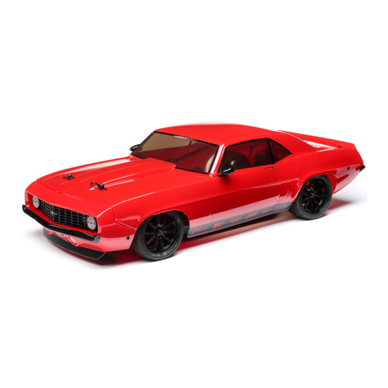 Horizon Hobby Losi RTR 1969 CAMARO Instruction Manual
