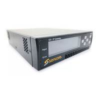 Sencore SDI2X User Manual