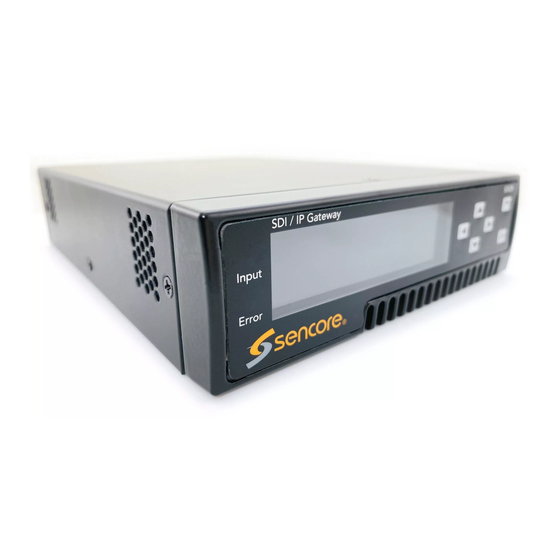 Sencore SDI2X User Manual