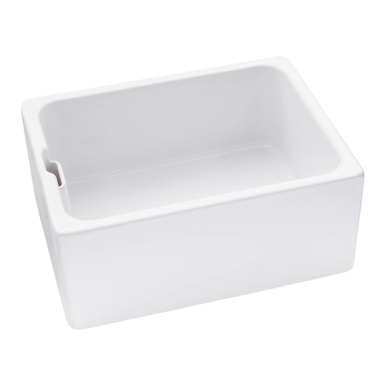 Abode Ceramic Belfast Sink AX4015 Manual