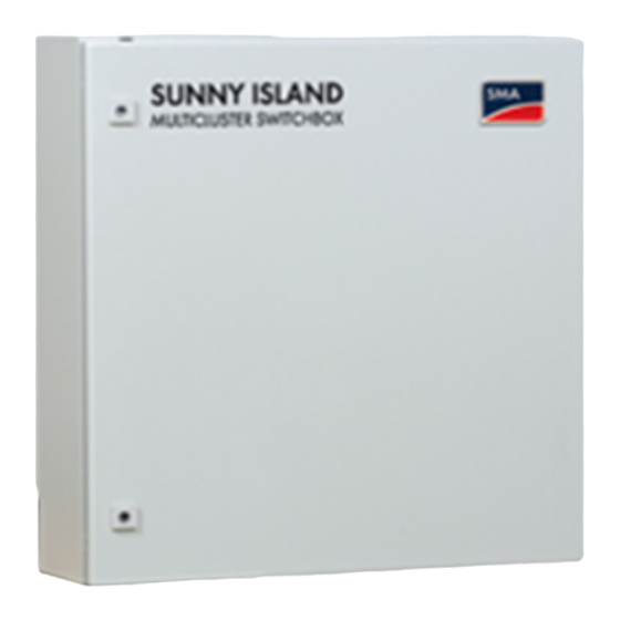SMA MULTICLUSTER-BOX 6 Operating Manual