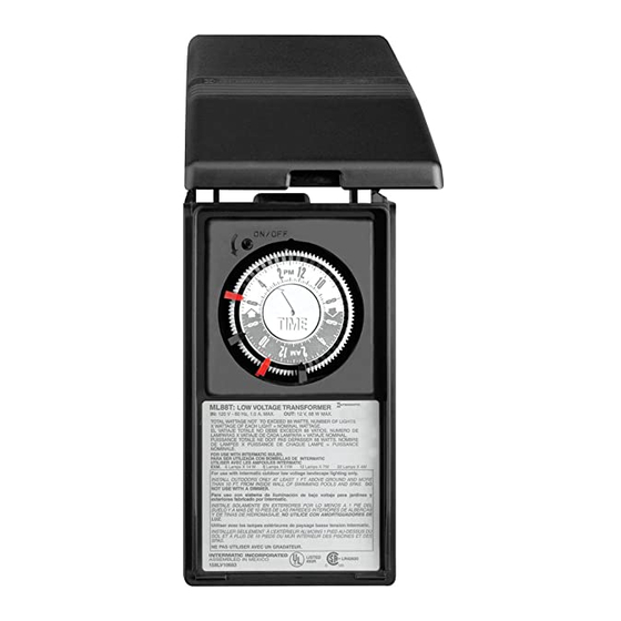 Intermatic ML900TWSN Instructions
