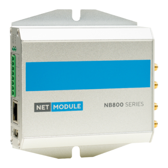 NetModule NB800 Series User Manual