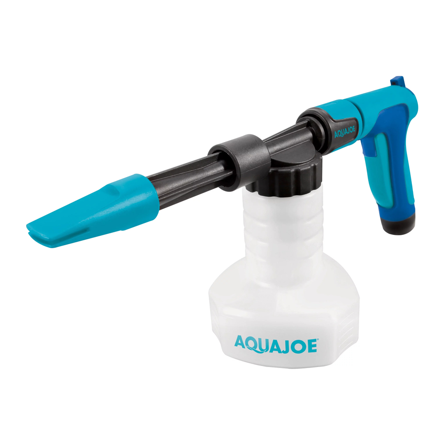 AquaJoe AJ-SPXN - 2-in-1 Foam Cannon + Sprayer Manual