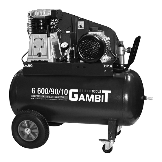 Gambit Tools 073 300 001 Manual