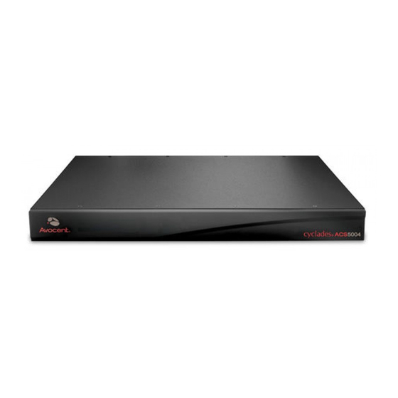 Avocent Cyclades ACS 5000 Installation & Administrators Manual