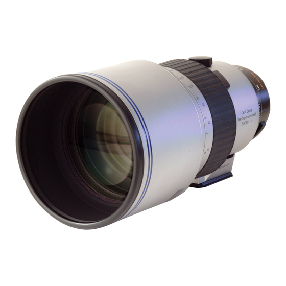 Hasselblad Tele-Superachromat FE 2.8/300 Sa Specifications