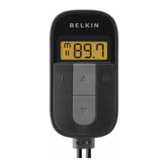 Belkin TuneCast User Manual