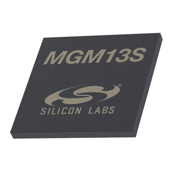 Silicon Laboratories MGM13S Series Manual