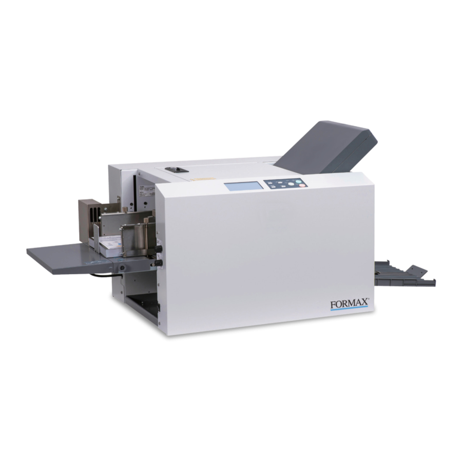 Formax FD 3300 Operation Manual