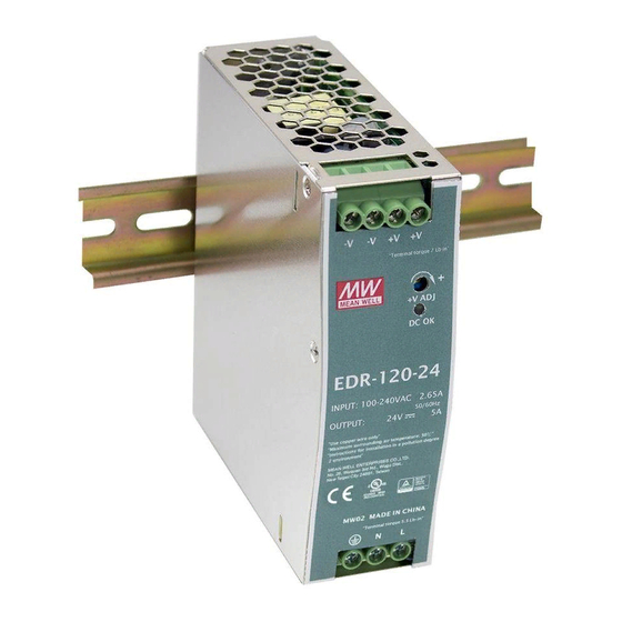 Mean Well EDR-120-24 User Manual