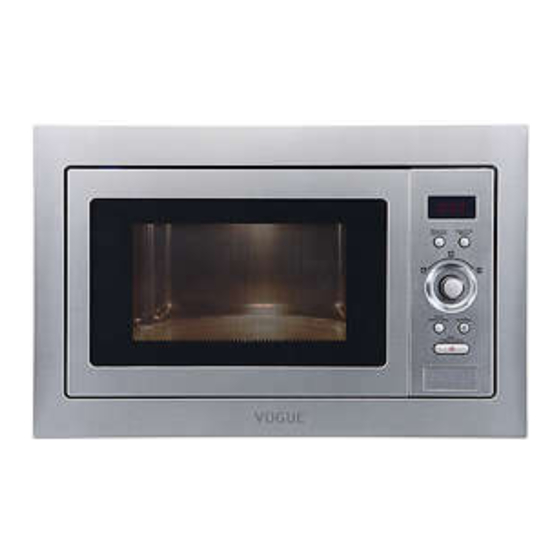 VOGUE APPLIANCES MW28SSG Manuals