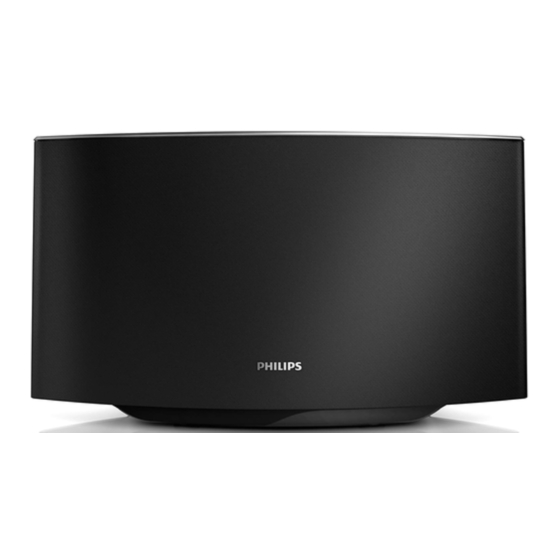 Philips Fidelio AirPlay AD6000W Quick Start Manual