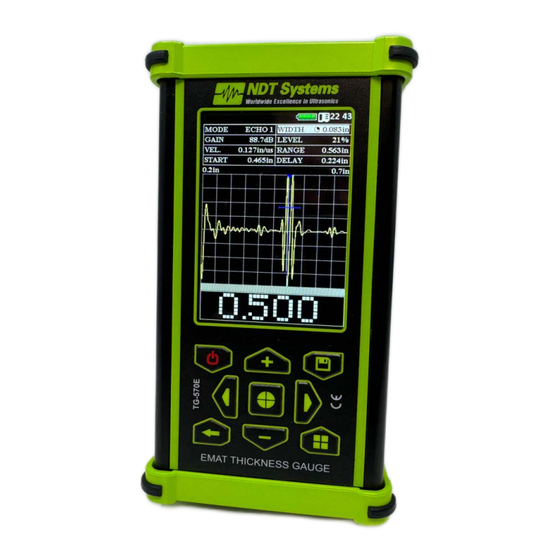 NDT Systems TG-570E User Manual