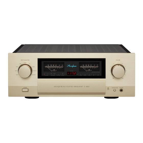 Accuphase アキュフェーズ E-460 プリメインアンプ AB級 AAVA方式 ...