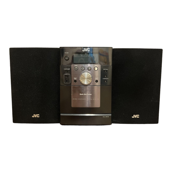 JVC UX-G110 Instructions Manual