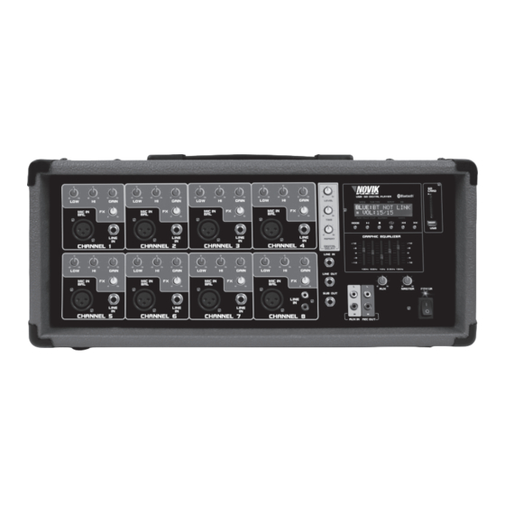 NOVIK NVK8500BT User Manual