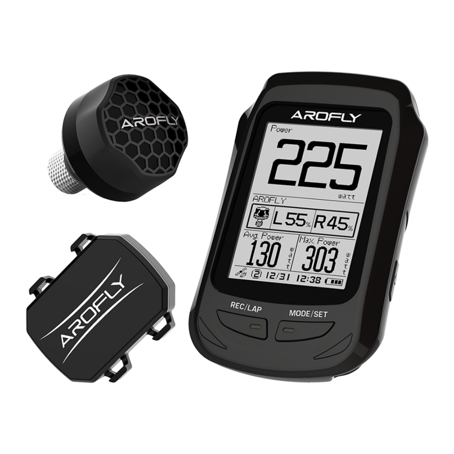 AROFLY X-ELITE Power Meter Manuals