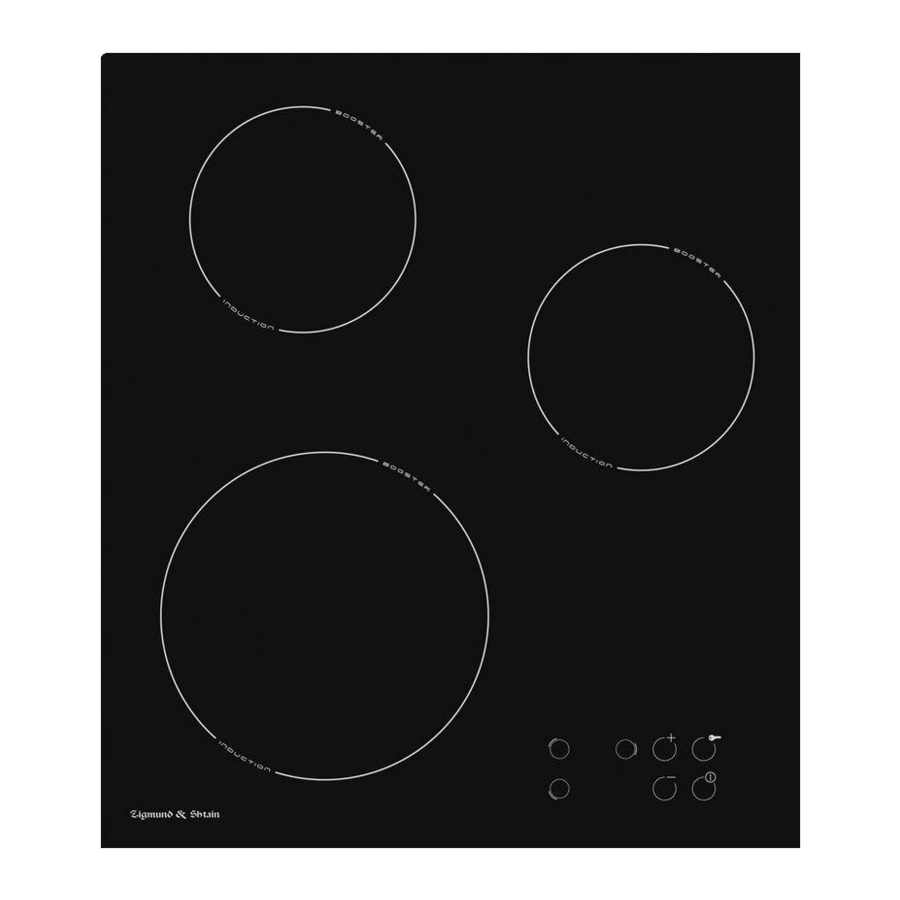 Zigmund & Shtain CIS 199.45 BX Cooktop Manuals