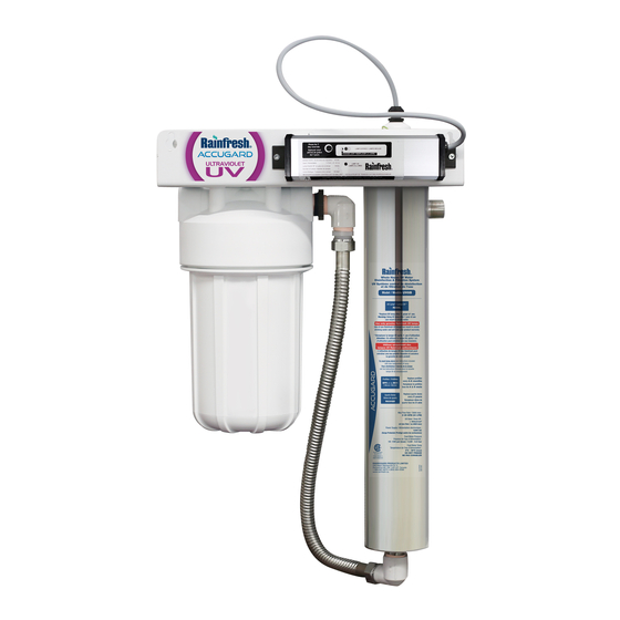 ENVIROGARD Rainfresh ACCUGARD Filtration Manuals