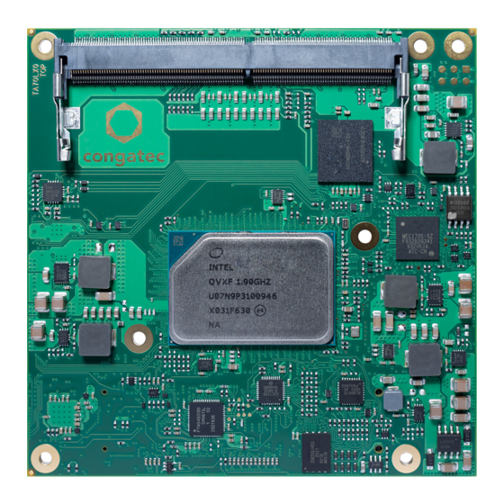 Congatec COM Express conga-TCA7 User Manual