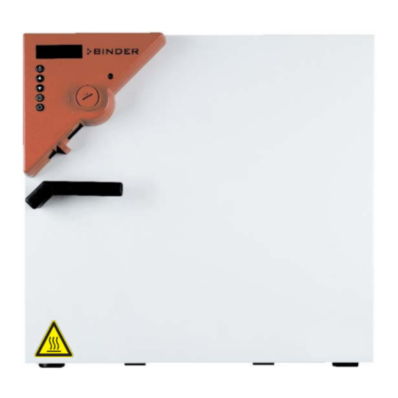 Binder BD 23 Operating Manual