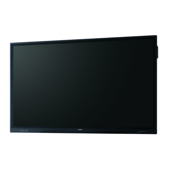 Sharp PN-LC862 Setup Manual