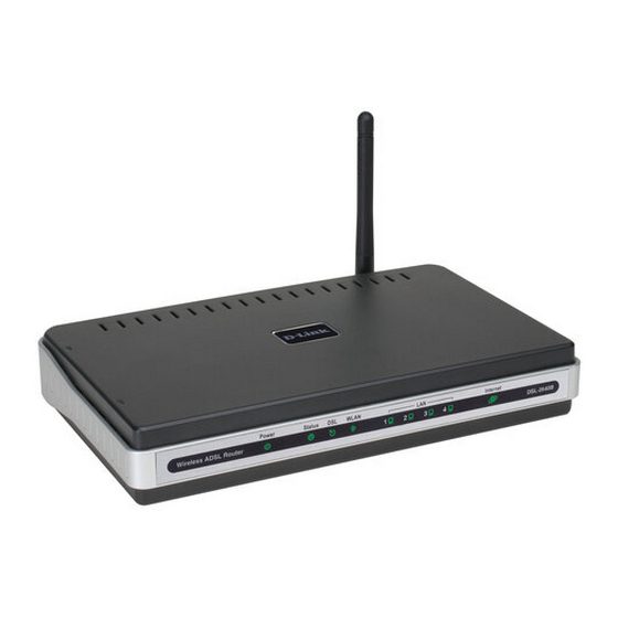D-Link DSL-2640B Quick Installation Manual